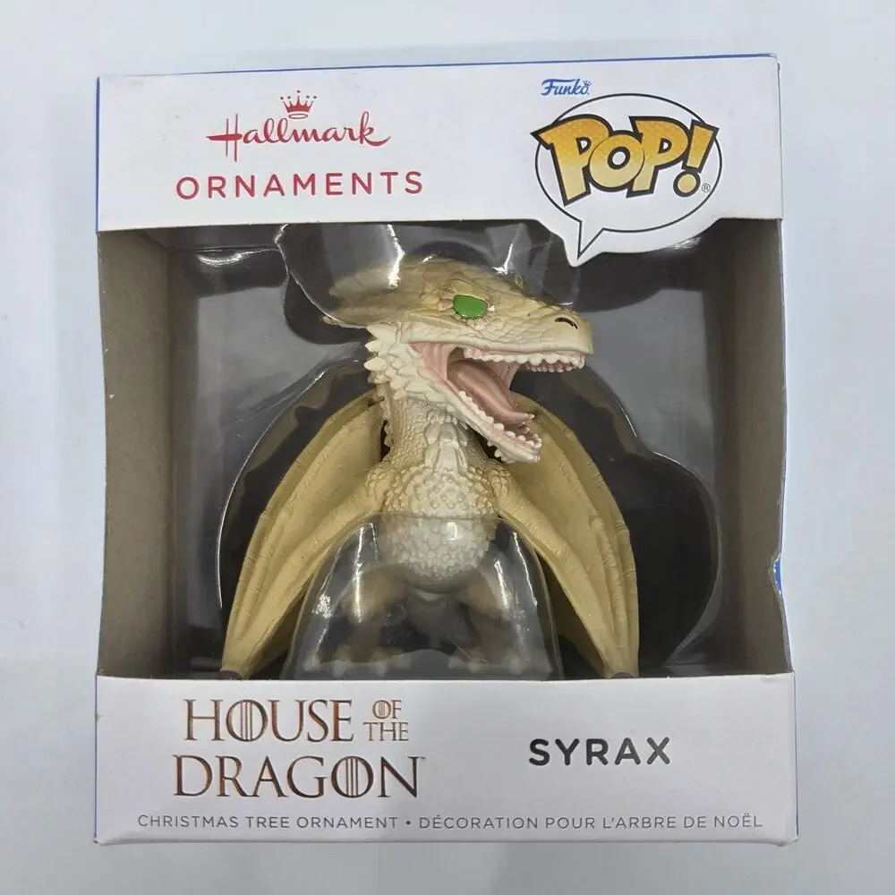Hallmark Funko Pop! House of the Dragon Syrax Dragon XmasTree Ornament 2024 HBO